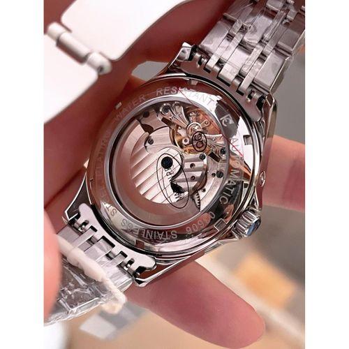 Ferrucci Otomatik Ve Kurmalı Güneş Ve Mehtap Kadranlı Çelik Kordonlu Erkek Kol Saati BFC.03606.5