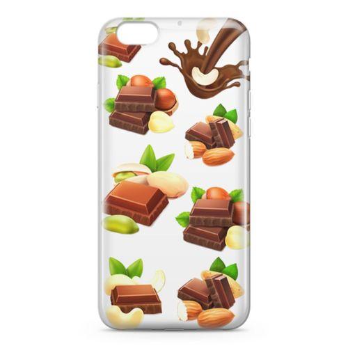 Apple iPhone 6 Plus - 6S Plus Kılıf Çikolata Çeşitleri Arka Kapak Koruma Desenli Full Koruyucu