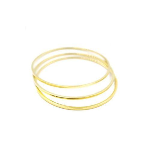 3'lü Ajda Bilezik - 65mm - Altın