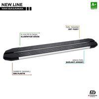 Citroen Jumpy Uyumlu 2 Kısa Şase Newline Krom Yan Basamak 219 Cm 2007-2016