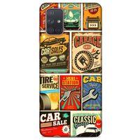 Retro (19) Desen Kılıfları Renkli Samsung Galaxy A71 Kılıf