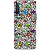 Graffitix (16) Desenli Silikon Kapak Oppo Realme 5i Kılıf