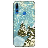 Huawei Y9 Prime 2019 Kılıf Snowix (29) Arka Koruma Kılıfı Yeşil Krem