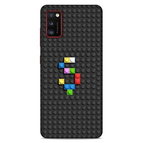 Lopard Samsung Galaxy A41 Uyumlu Kılıf BloX (31) TPU Kılıf Ş Harfi
