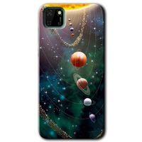 Huawei Y5P Kılıf HD Desen Baskılı Arka Kapak - Cosmos + Kırılmaz Cam