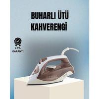 2200 Watt Buharlı Ütü Kahverengi Seramik Taban Şok Buharlı