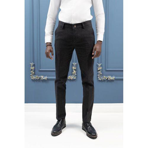 Notra Regular Fit Pamuklu Dokulu Kışlık Gabardin Pantolon