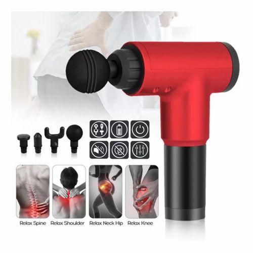 Fascial Gun RH-320 6 Kademe Hız Ayarlı, 4 Parça Başlıklı, Usb Şarjlı, Masaj Tabanca Aleti