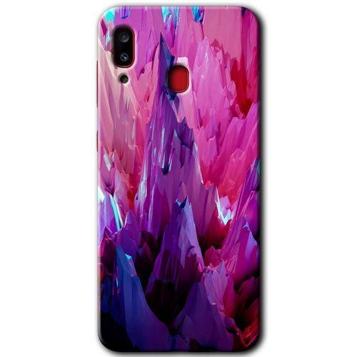 Galaxy A30 Kılıf HD Desen Baskılı Arka Kapak - Abstraction Sharp + Kırılmaz Cam
