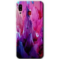 Galaxy A30 Kılıf HD Desen Baskılı Arka Kapak - Abstraction Sharp + Kırılmaz Cam
