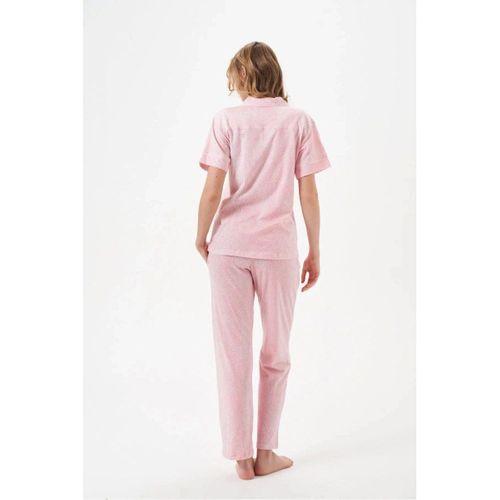Kadın Pijama Takımı - Düğmeli