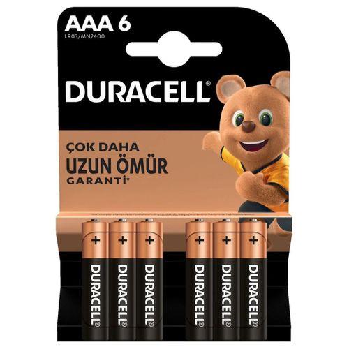 Duracell 6Lı AAA İnce Kalem Pil