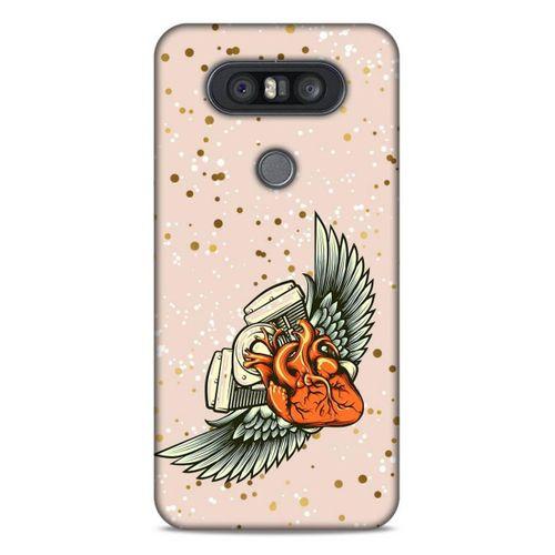 Lopard LG K41S - K51S Uyumlu Kılıf Tattoo's (27) Tasarımlı Kılıf Kalp Dövmesi