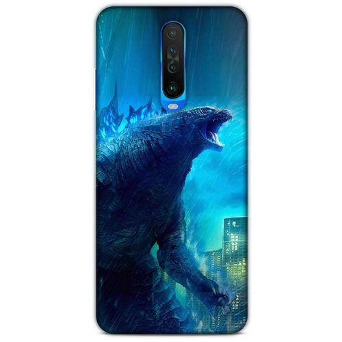Xiaomi Poco X2 Kılıf Dragons (33) Hybrid Kılıf Godzilla
