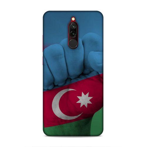 Xiaomi Redmi 8 Uyumlu Kılıf Azarbaijan (19) Kılıfları Yumruk Bayrak