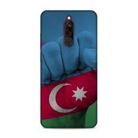 Xiaomi Redmi 8 Uyumlu Kılıf Azarbaijan (19) Kılıfları Yumruk Bayrak