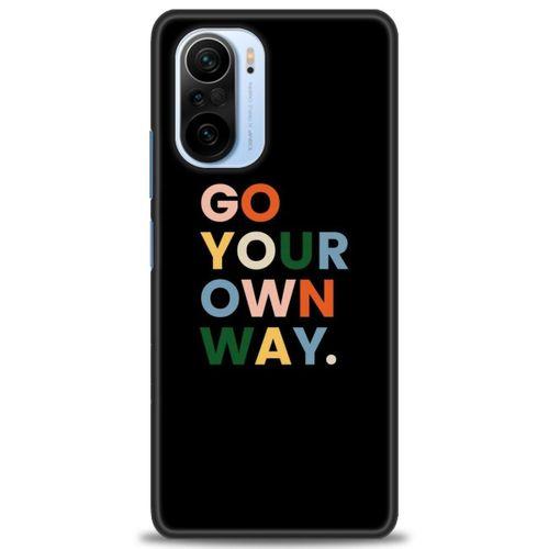 Xiaomi Redmi K40 Pro Kılıf HD Baskılı Kılıf - Go Your + Tam Ekran Koruyucu
