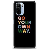 Xiaomi Redmi K40 Pro Kılıf HD Baskılı Kılıf - Go Your + Tam Ekran Koruyucu