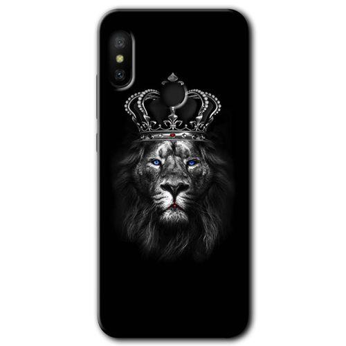 Potkal Hediye Fabrikası Xiaomi Mi Max 3 Kılıf HD Desen Baskılı Arka Kapak - King Lion