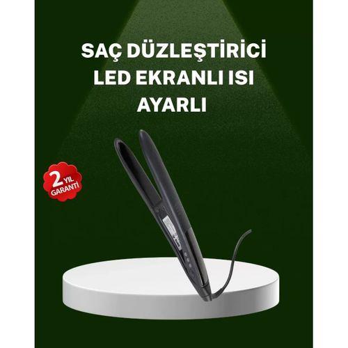 Isı Ayarlı 2025 Titanyum Kaplama Seramik Plakalı Saç Düzleştirici A Kalite Orijinal