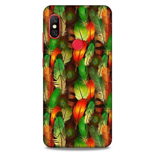 Xiaomi Redmi Note 6 Pro Kılıf Desenli Özel Seri Tüyler (1) Kılıfı