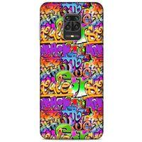 Graffitix (14) Desenli Silikon Kapak Xiaomi Redmi Note 9S Kılıf