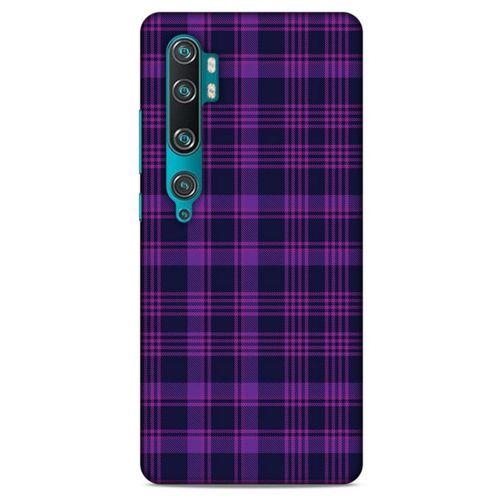 Xiaomi Mi Cc9 Pro Uyumlu Kılıf Mor Delisi (10) Full Koruma Kılıfı Ekose