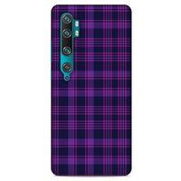 Xiaomi Mi Cc9 Pro Uyumlu Kılıf Mor Delisi (10) Full Koruma Kılıfı Ekose