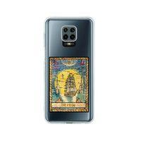 Redmi Note 9 Pro The Moon Desenli Premium Şeffaf Silikon Kılıf