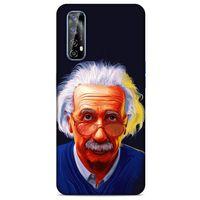 Huawei P Smart 2021 Kılıf Almanya (37) Silicone Cover Einstein
