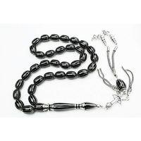 Oltu Taşı Beyzi Model On İkili Karpuz Nakkaş İmame İşlemeli Tespih