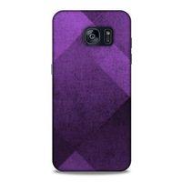 Samsung Galaxy S7 Edge Uyumlu Kılıf Mor Delisi (16) Kalın Kılıf Üçgen