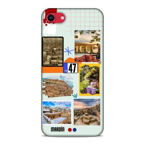 Lopard Apple iPhone SE 2020 Uyumlu Kılıf Şehirli ※ (47) Mardin Crystal Flex Kılıf