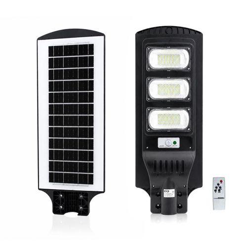 Solar Sokak Lambası 300W 6500K Sensörlü Kumandalı