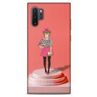 Samsung Galaxy Note 10 Plus Kılıf FunnyMaX (9) Kılıf Gül Kurusu Maymun