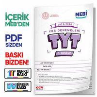 2026 ÖSYM YKS-TYT MEB ONLİNE Türkiye Geneli 3  Deneme Büyük Boy Renkli BASKI ÜCRETİ