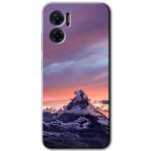 Xiaomi Redmi Note 11E HD Baskılı Kılıf + 9D Tam Ekran Koruyucu - Zirve
