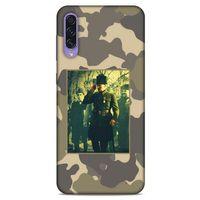 Samsung Galaxy A50s Kılıf Atatürk (14) Lansman Kılıf Kamuflaj Krem
