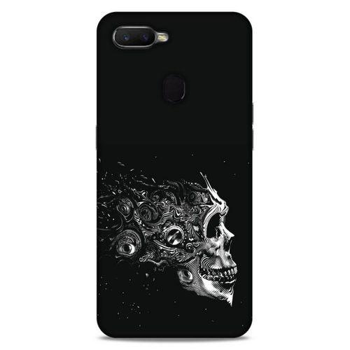 Lopard Oppo Ax7 Uyumlu Kılıf Tattoo's (9) Kılıf Beyaz Siyah