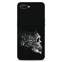 Lopard Oppo Ax7 Uyumlu Kılıf Tattoo's (9) Kılıf Beyaz Siyah