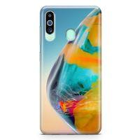 Samsung Galaxy A60 Kılıf Appgallery Arka Kapak Koruma Desenli Full Koruyucu