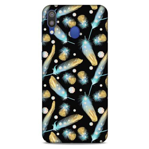 Samsung Galaxy M20 Kılıf Desenli Özel Seri Tüyler (26) Tpu Silikon Kılıf