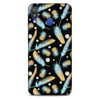 Samsung Galaxy M20 Kılıf Desenli Özel Seri Tüyler (26) Tpu Silikon Kılıf