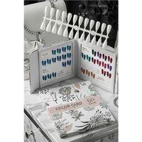 60’lı Profesyonel Nail Art Sunum Kartelası – Lüks Çiçek Desenli Takma Tırnak Teşhir Kitabı