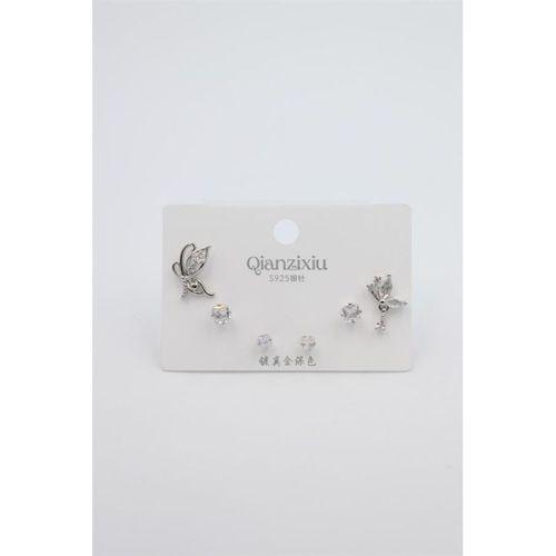 Çoklu Set Küpe - Gümüş