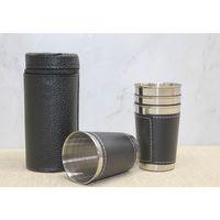 Derili Kılıflı 4'Lü Shot Bardak