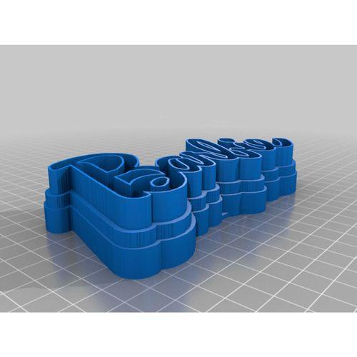 Barbie Pasta Kesici 3D Baskı (Bu ürün Sadece Plastik parçadır - Almadan Önce Soru Sorabilirsiniz)