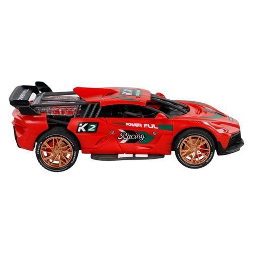 Sürtmeli Sesli Işıklı Spor Arabalar 18 cm - Kırmızı