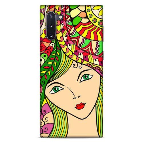 Lopard Samsung Galaxy Note 10 Uyumlu Kılıf Sürreal Yüzler ♀ (43) Thin Fit Kılıf Baskılı