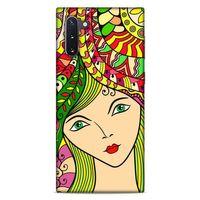 Lopard Samsung Galaxy Note 10 Uyumlu Kılıf Sürreal Yüzler ♀ (43) Thin Fit Kılıf Baskılı
